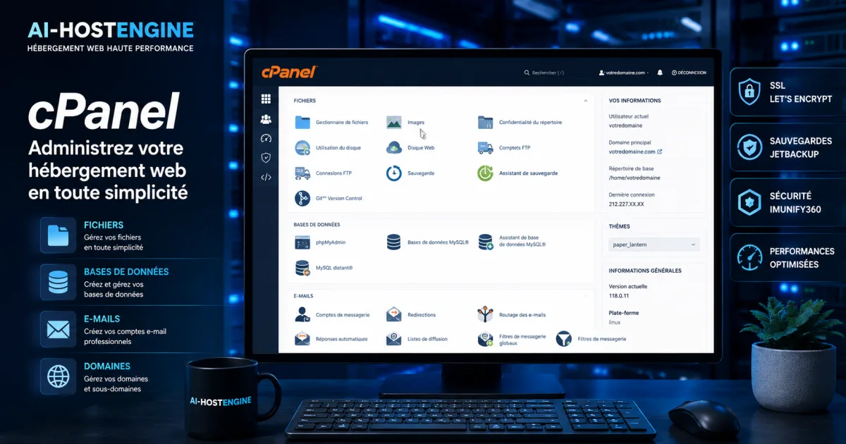 Administration d’un hébergement web avec cPanel